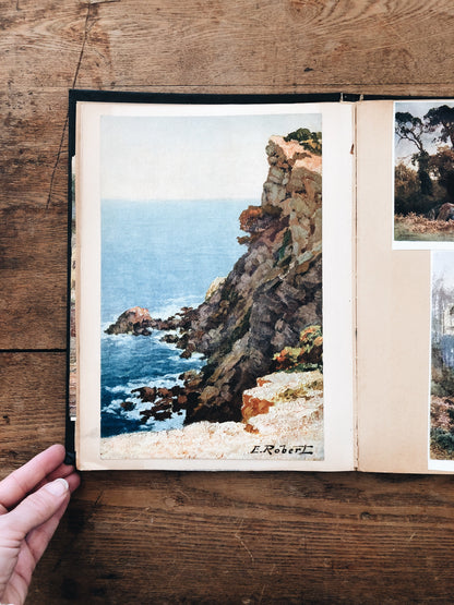 Vintage Landscape Color Study Scrapbook