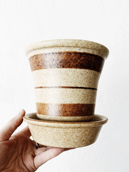 Vintage Pottery Craft Plant Pot