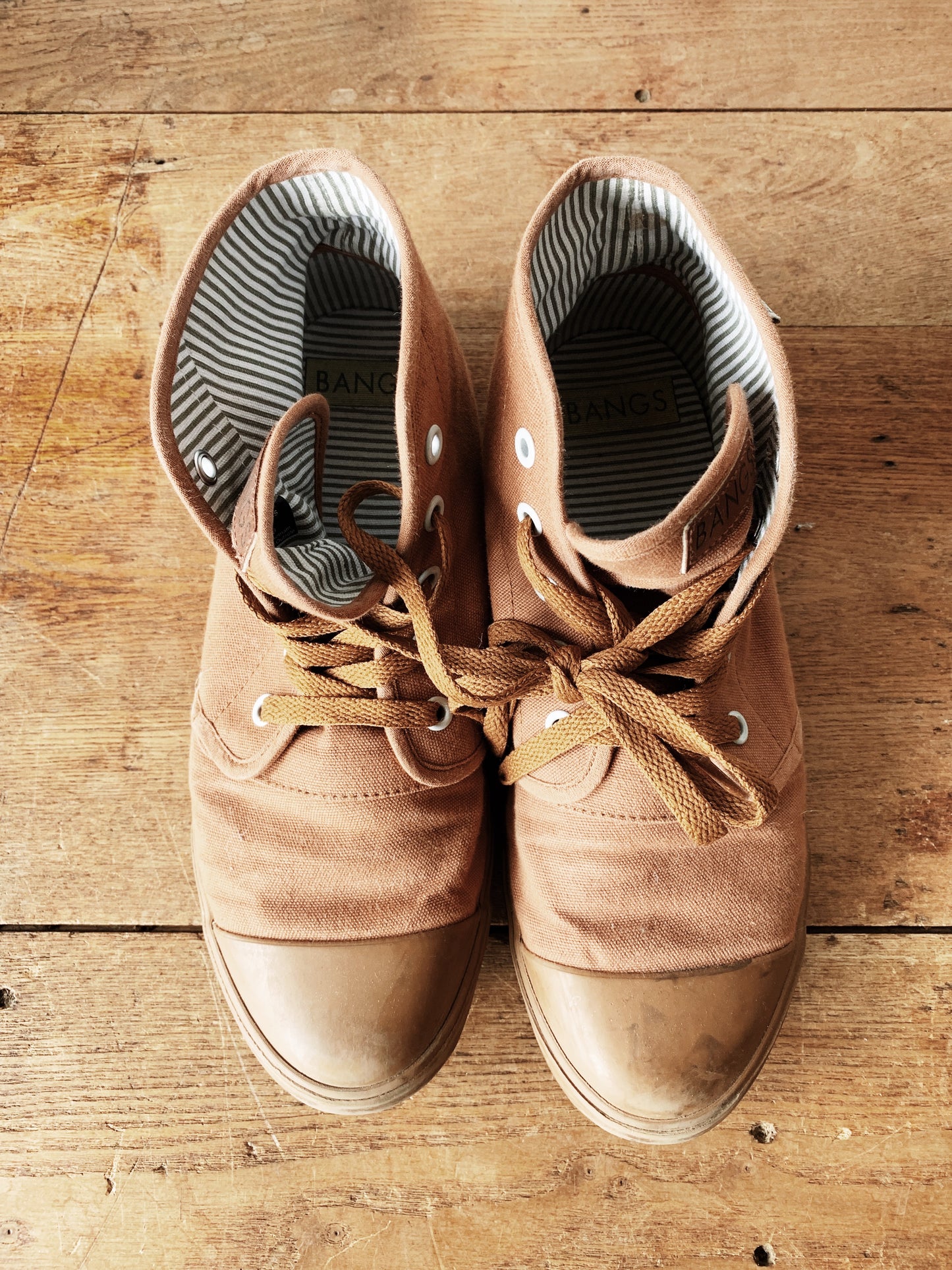 Bangs Canvas High Top Sneakers