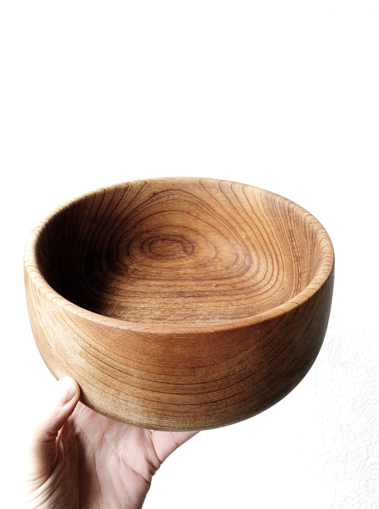 Vintage Wood Bowl