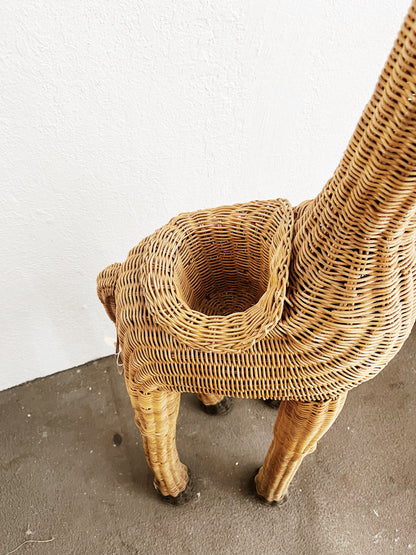 RESERVED Vintage Giraffe Floor Planter