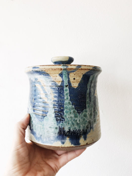 Handmade Stoneware Canister/Crock
