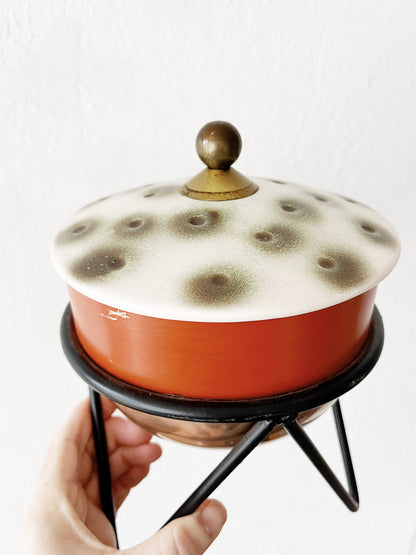 RESERVED SUZANNE Enamel Bowl and Stand