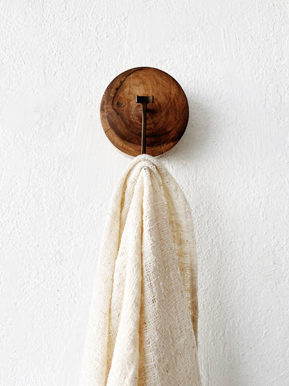 Wood and Copper Wall Hook