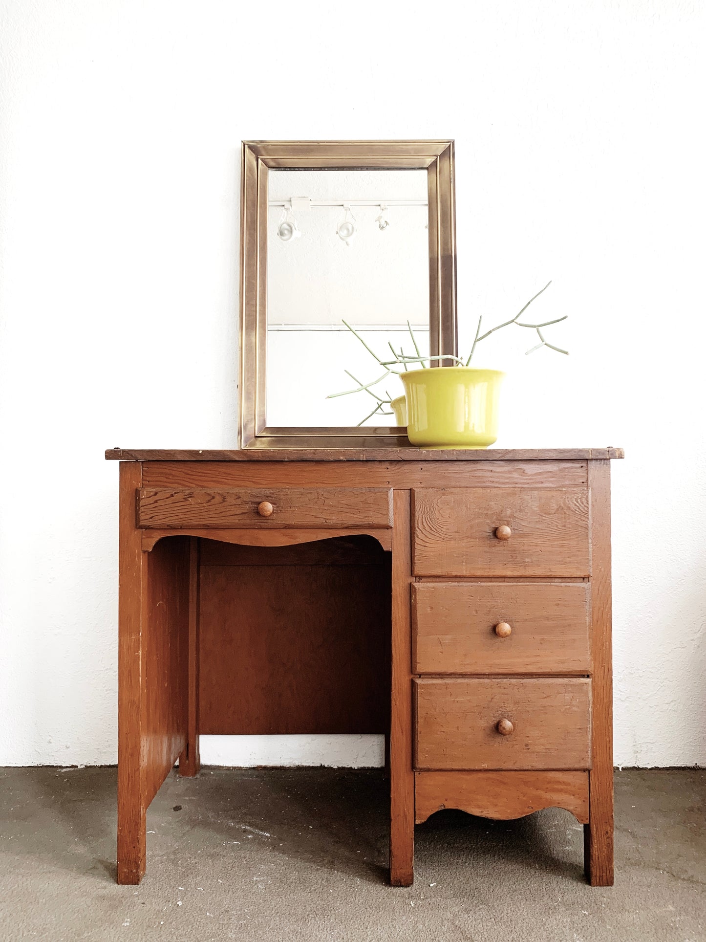 Antique Wood Desk