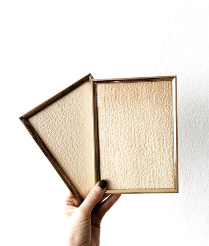 Mid Century Metal Picture Frame