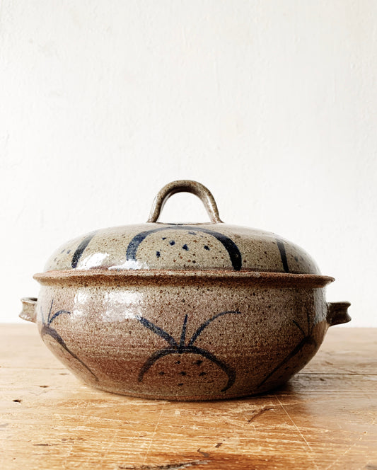 Vintage Handmade Pottery Crock