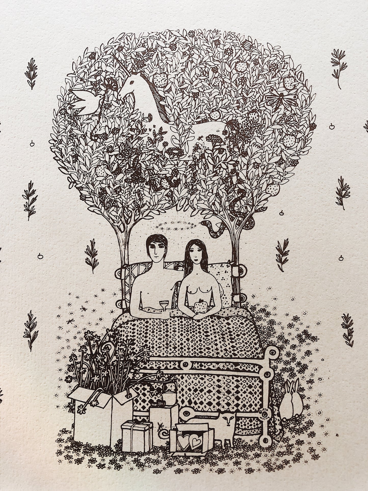 Vintage Win Ng Illustration