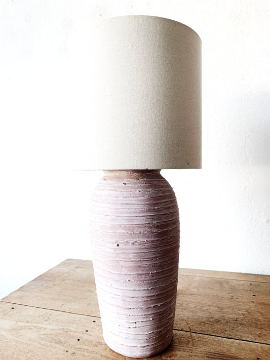 Vintage Ceramic Lamp with Shade