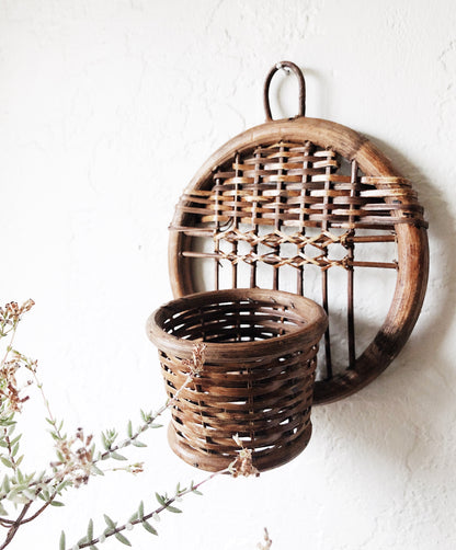 Petite Vintage Wall Planter