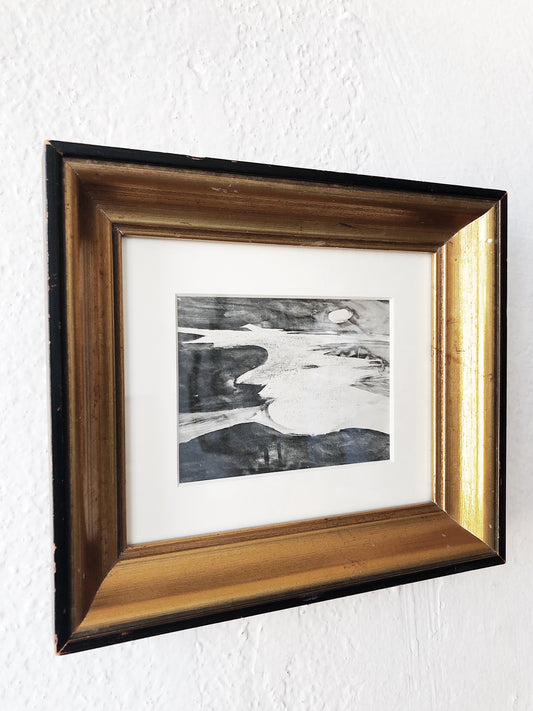 Vintage Mid Century Framed Lithograph