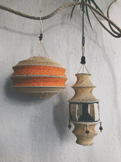 Vintage Fabric Lantern
