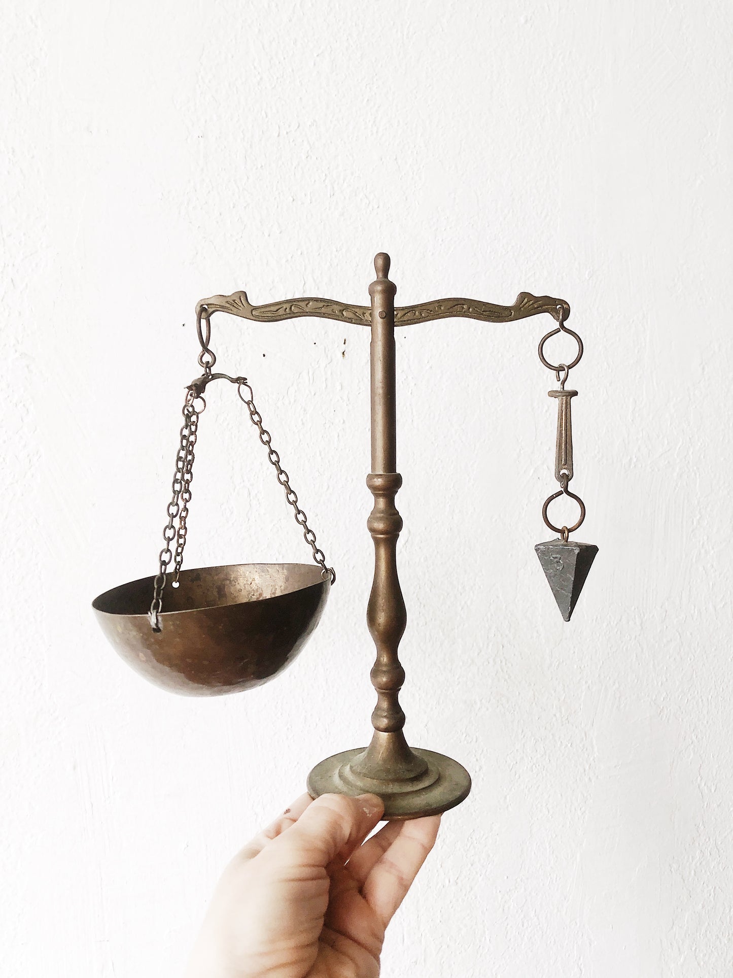 Antique Brass Scale