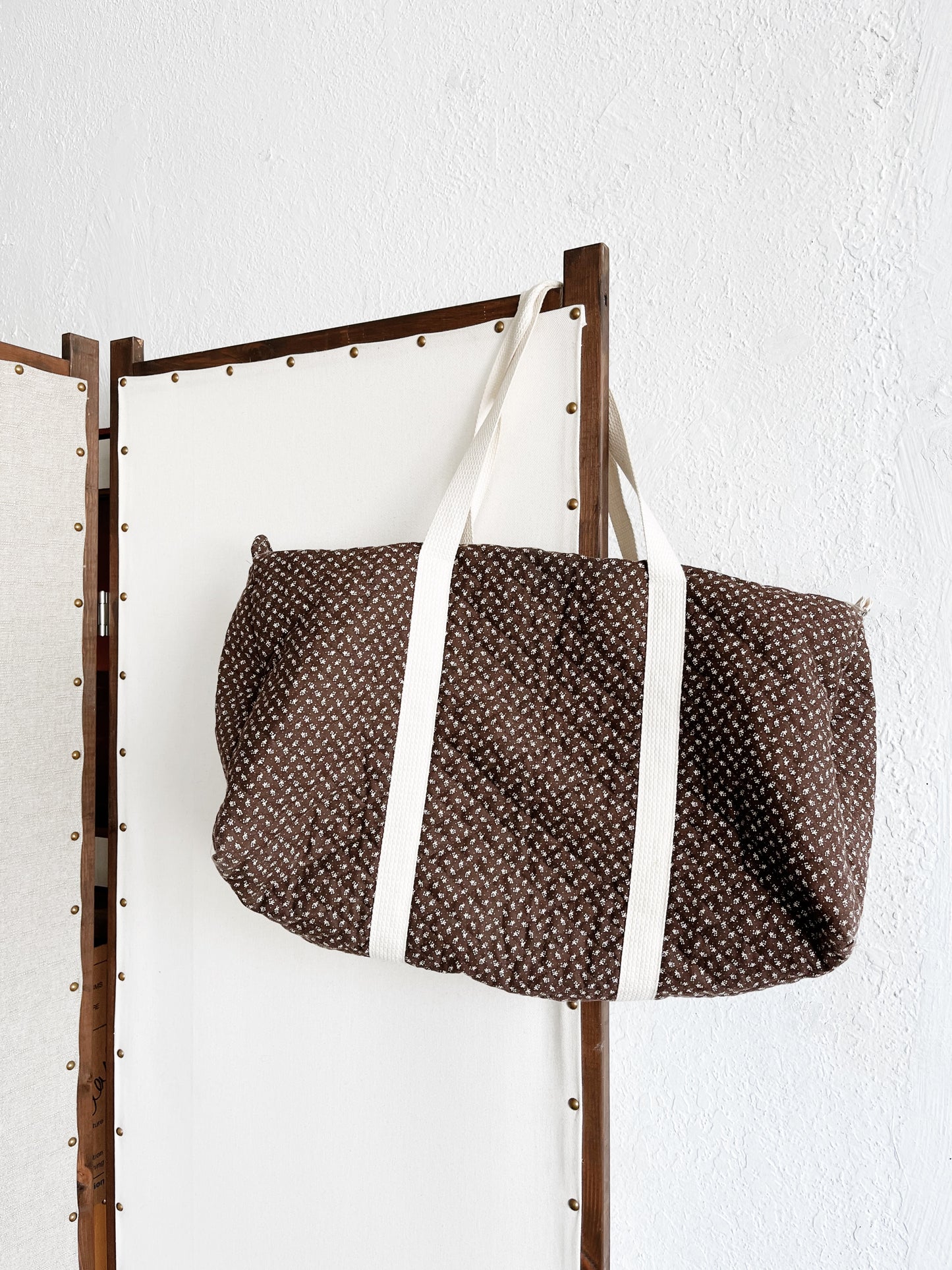 Vintage Quilted Duffel
