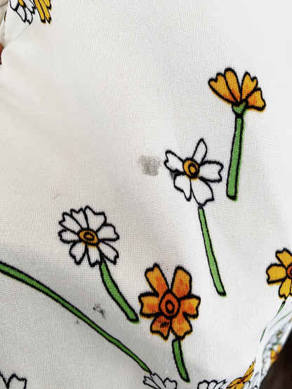 Vintage Floral One Piece Bathing Suit