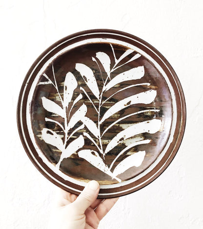 Mid Century Taos Stoneware Plate Set
