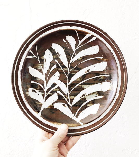 Mid Century Taos Stoneware Plate Set