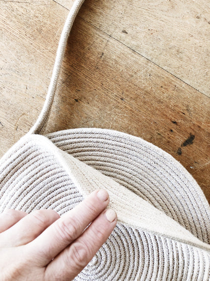 Circular Cotton Rag Tote