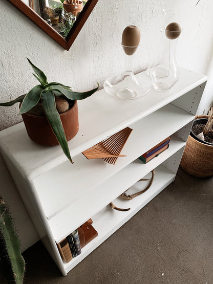 Vintage Painted Wood Bookshelf