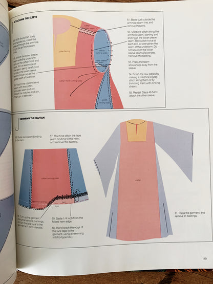 Vintage Sewing Book Set