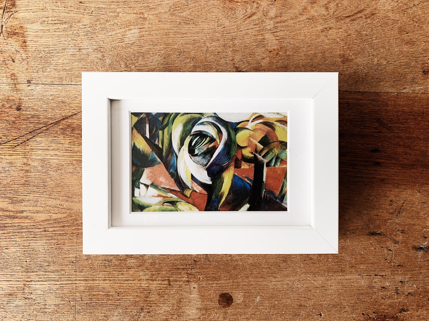 Vintage Framed Franz Marc Illustration