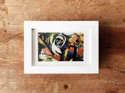 Vintage Framed Franz Marc Illustration