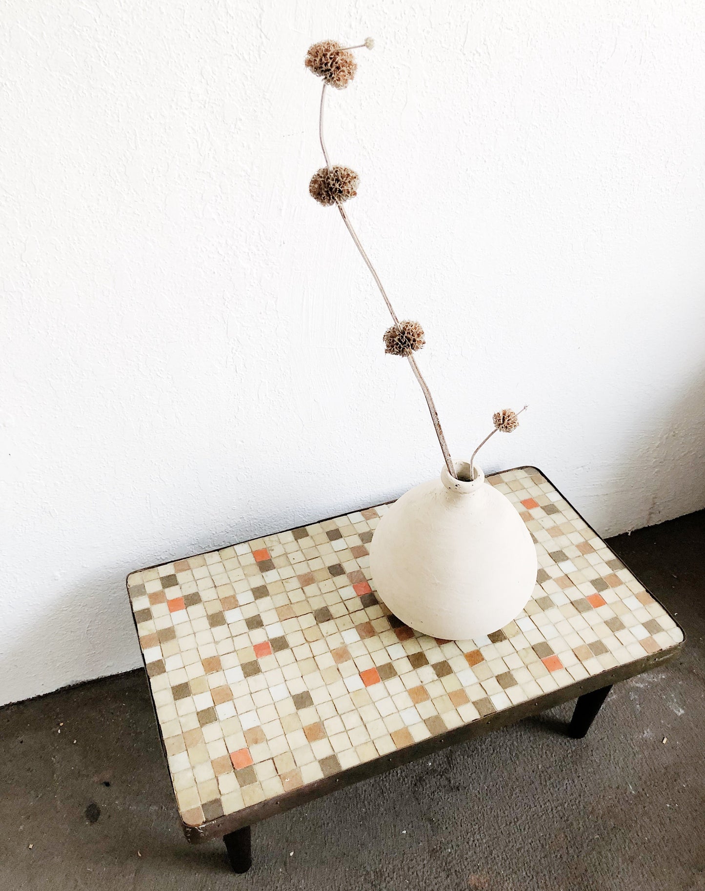Vintage Mosaic Tile Table