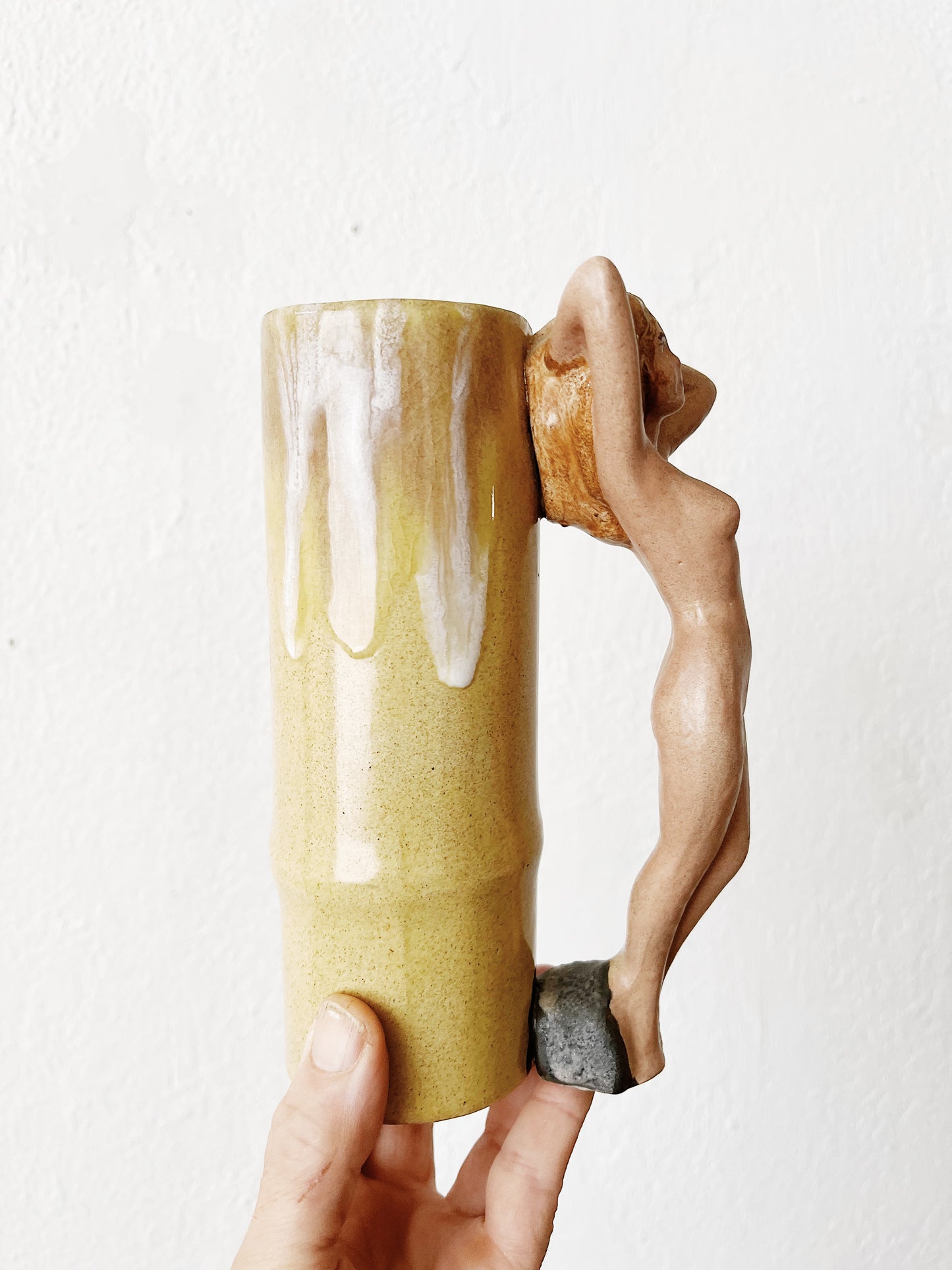 Vintage Tiki Cup Vase