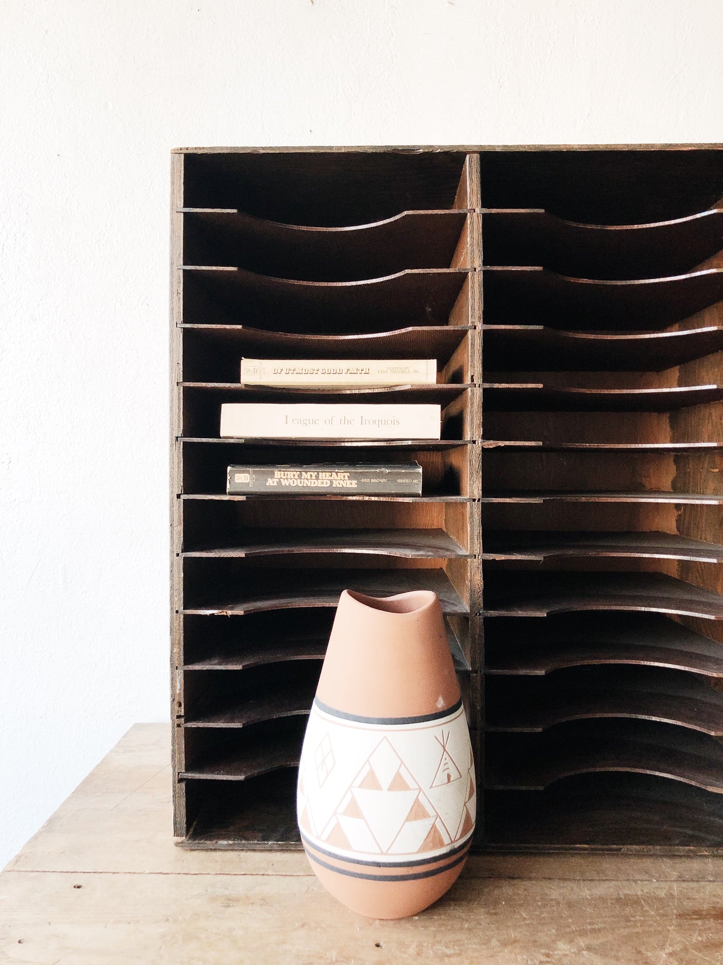 Large Vintage Flat File