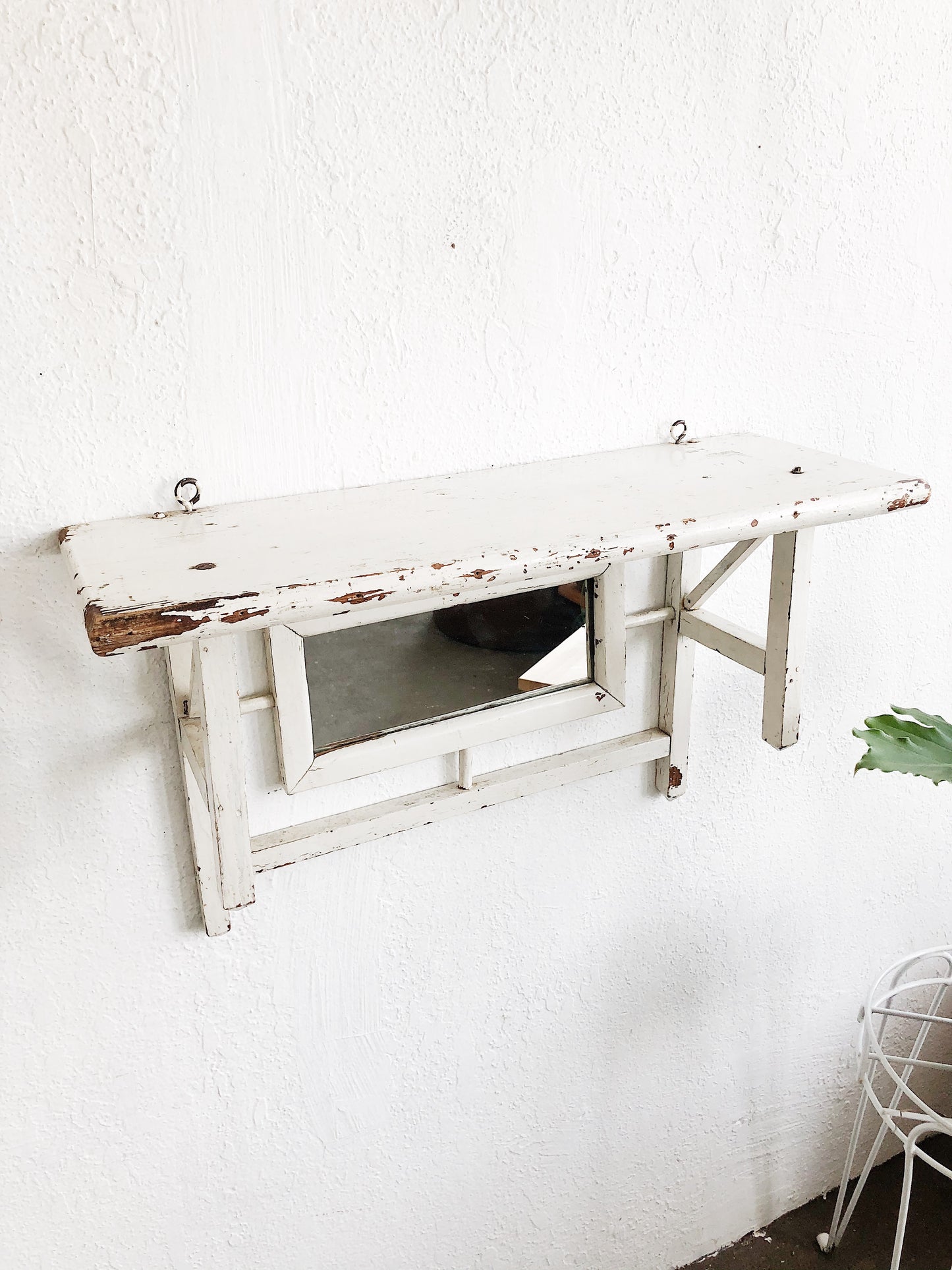 Mirrored Folk Shelf