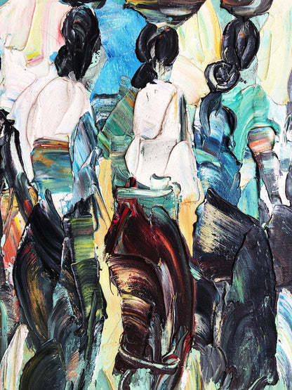 Vintage 1960s Oil Painting