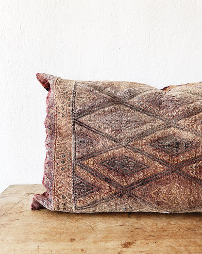 Oversized Reversible Wool Kilim Cushion