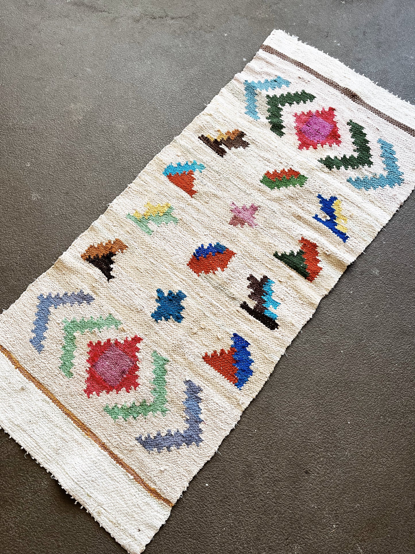 Colorful Cotton Rag Rug