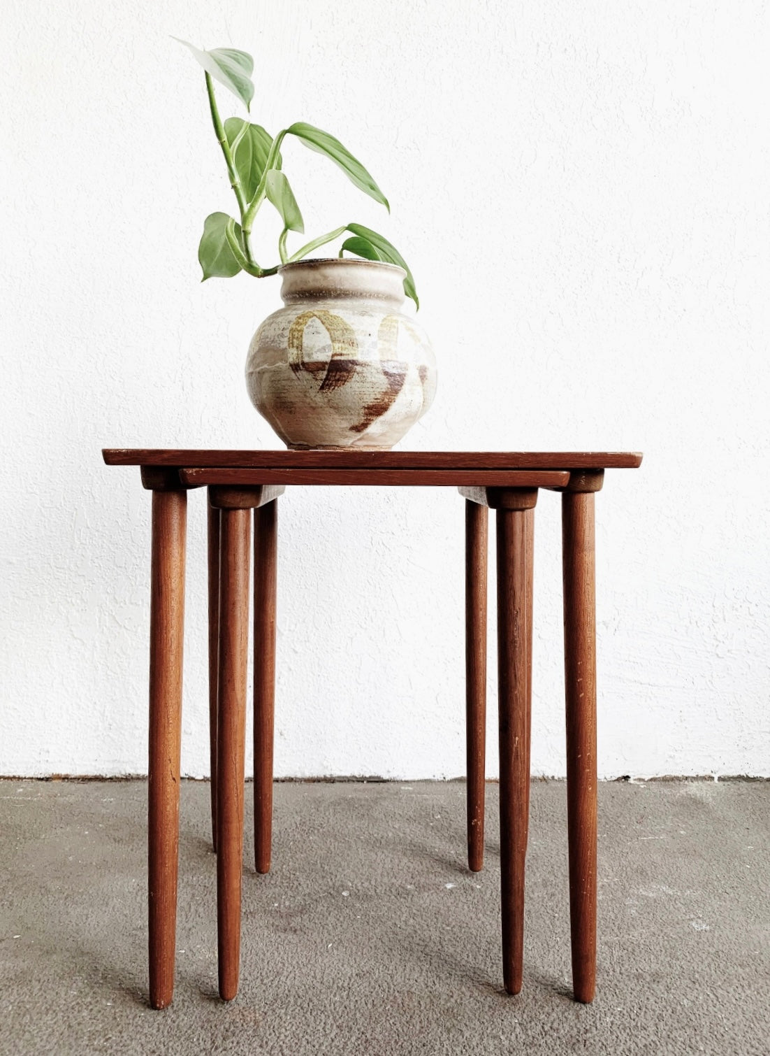 Mid Century Bramin Danish Rosewood Nesting Tables