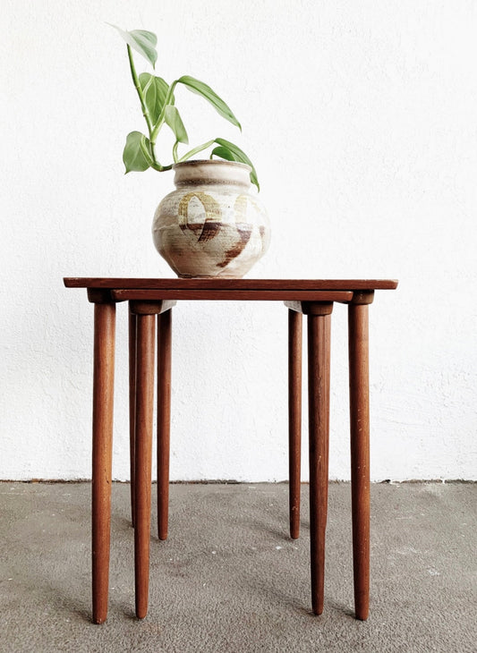 Mid Century Bramin Danish Rosewood Nesting Tables