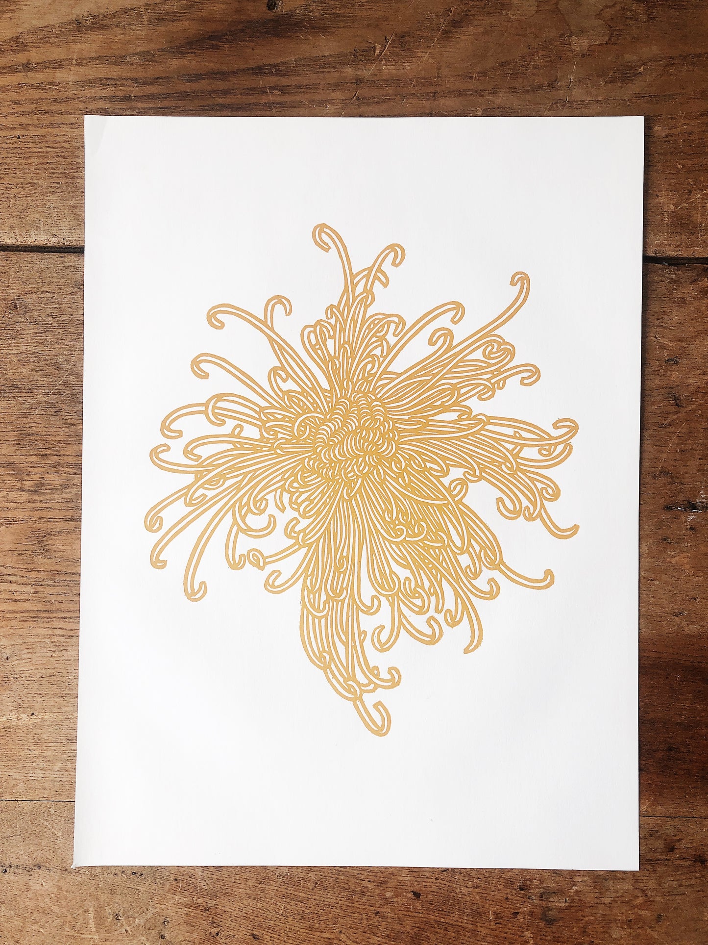 Vintage Czechoslovakian Wood Cut