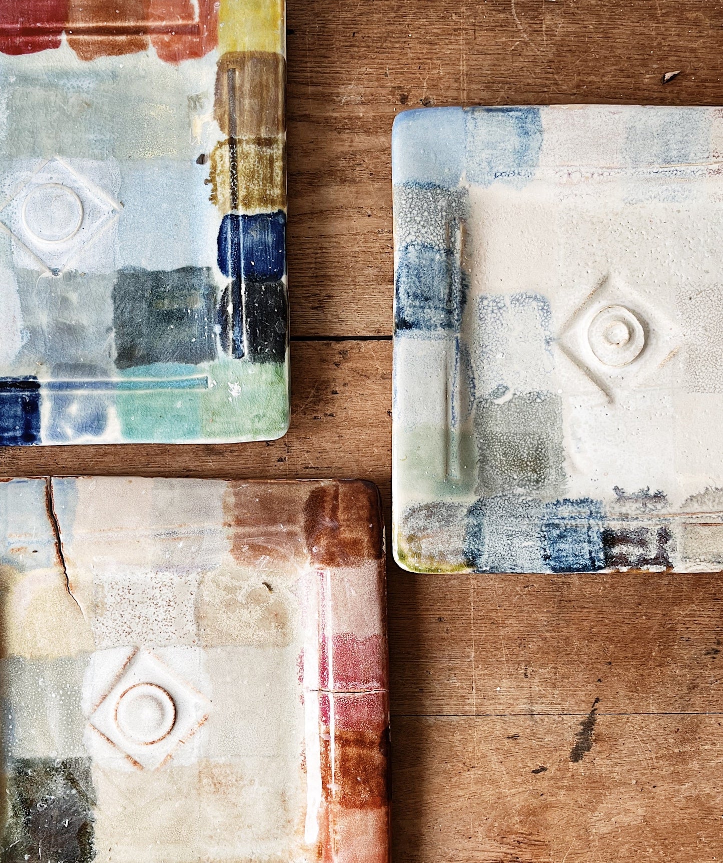 Handmade Glaze Test Plates
