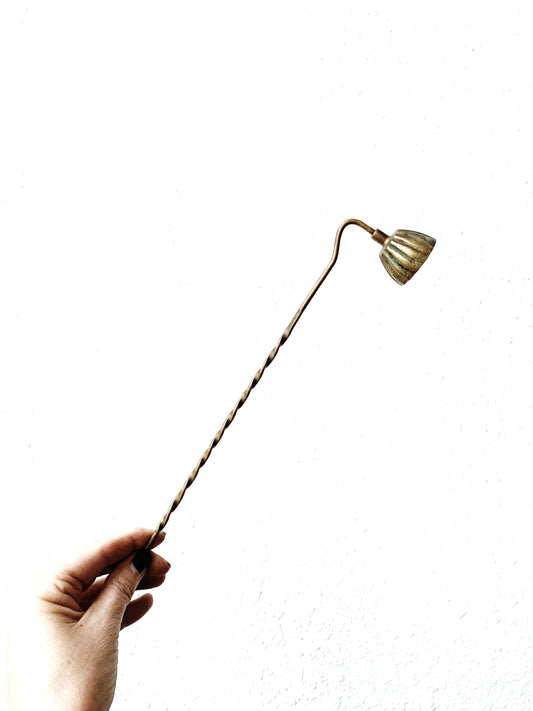 Antique Brass Candle Snuffer
