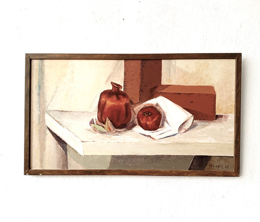 Large Mid Century Framed Still Life Painting