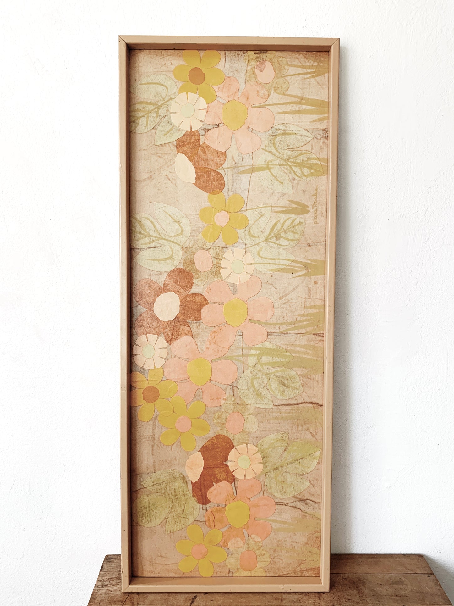 Large Scale Vintage Framed Collage Art