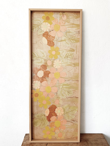Large Scale Vintage Framed Collage Art