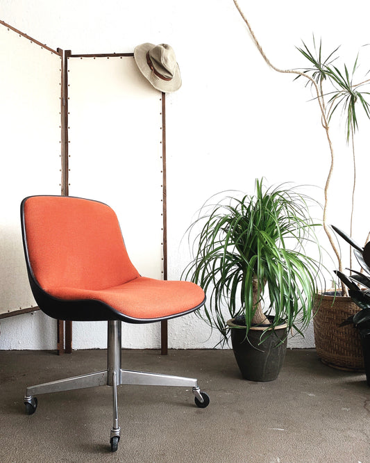 Mid Century Upholstered Desk / Task Chair