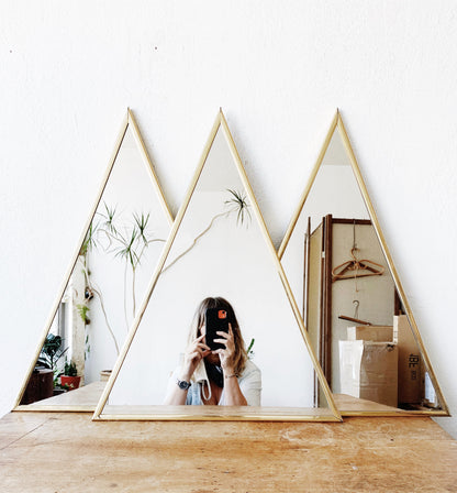 Vintage Triangle Mirror