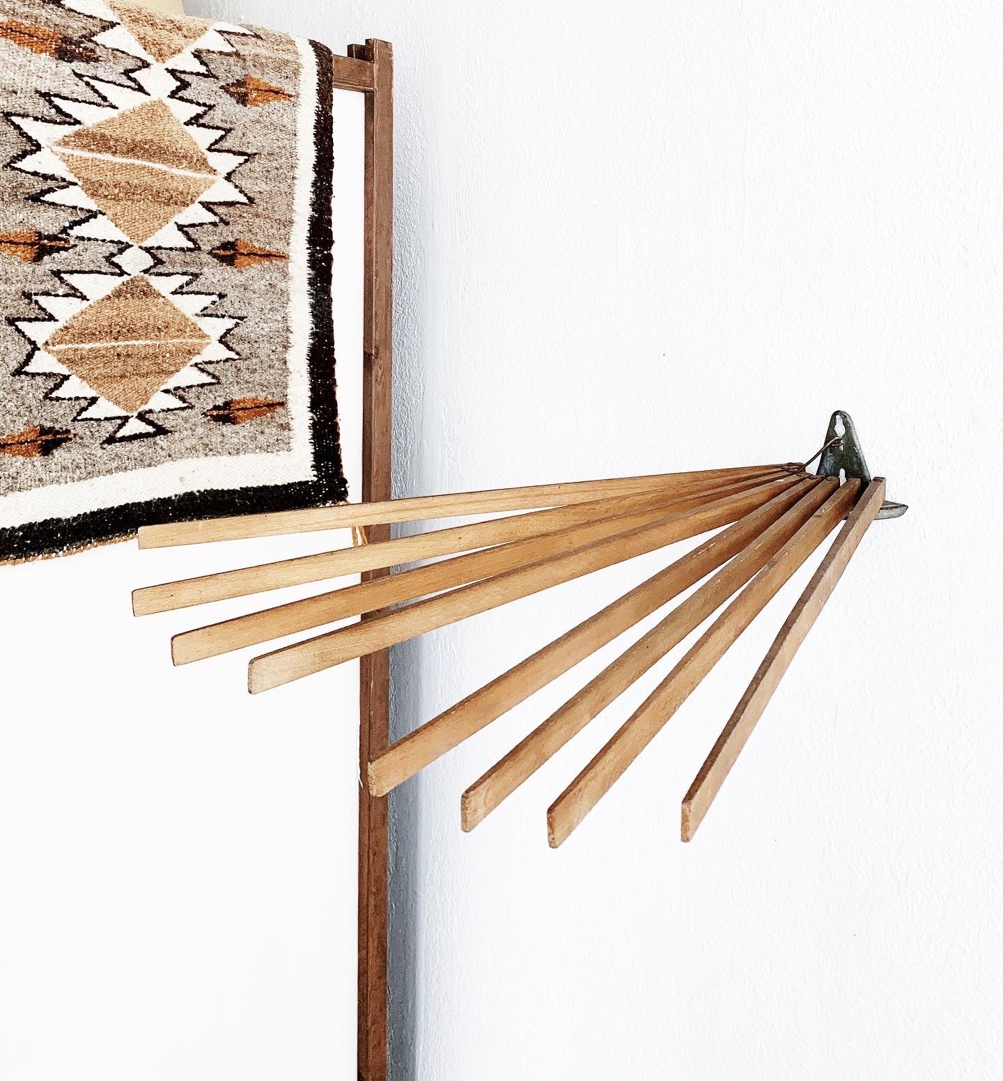 Antique Wall Mount Drying Rack