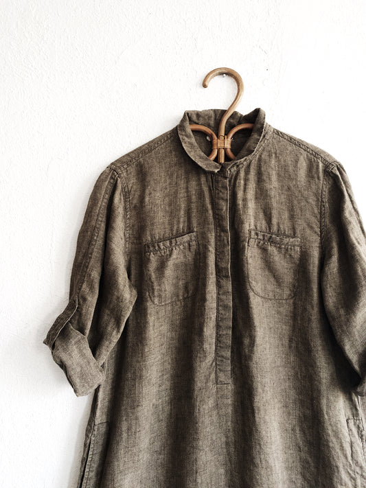 Eileen Fisher Long Linen Tunic