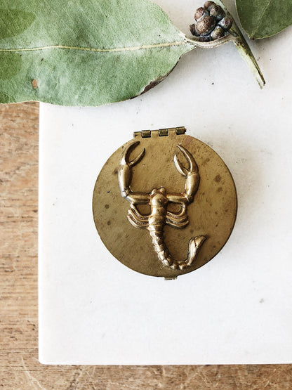 Vintage Zodiac Pill Box