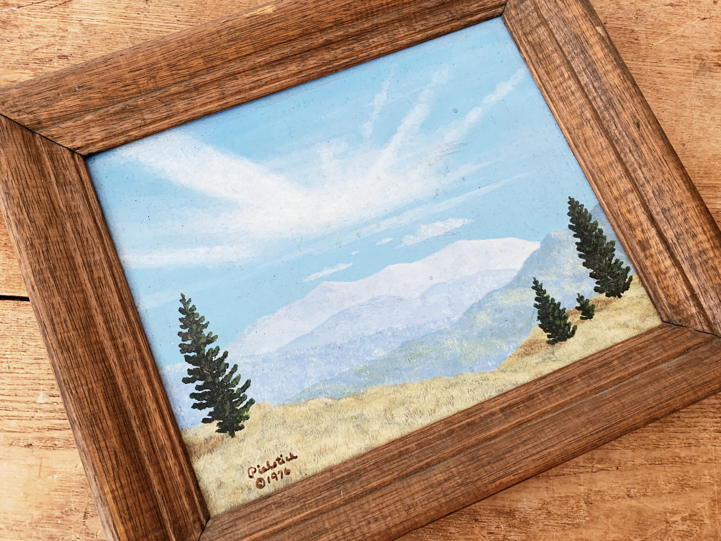1970’s Framed Landscape