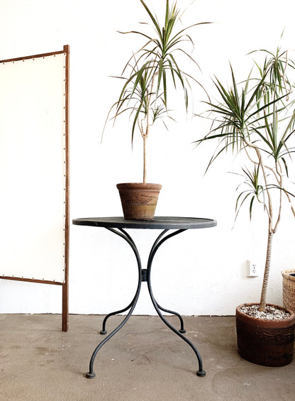 Mid Century Wrought Iron Patio Table