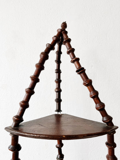 Antique Folk Art Spool Shelf