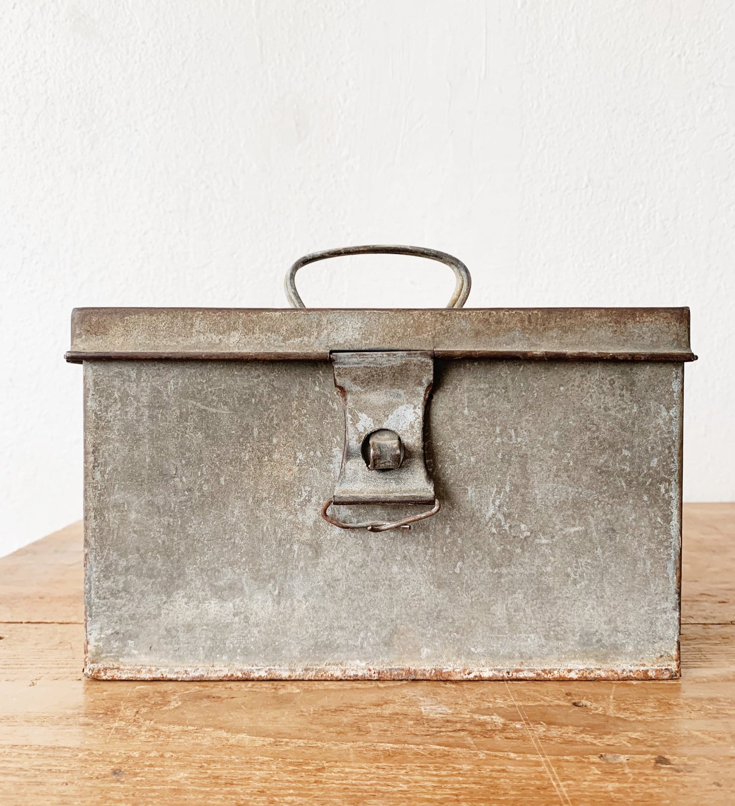 Antique Metal Tool Caddy